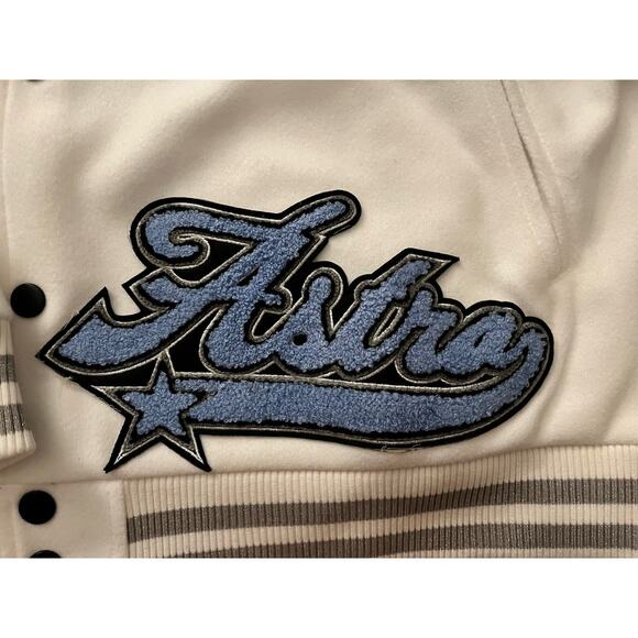 Vale Forever Varsity Jacket ‘VS’ Applique Streetwear Letterman Size XXL - Picture 8 of 10